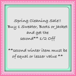 Spring Cleaning Sale