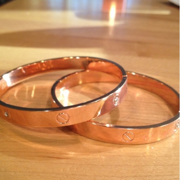 Jewelry - Rose Gold Screw Bracelet
