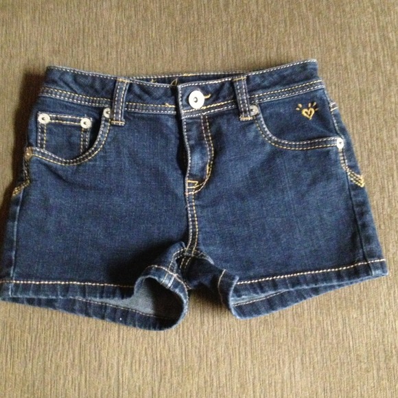 Girls size 12 Justice denim shorts. Like new!