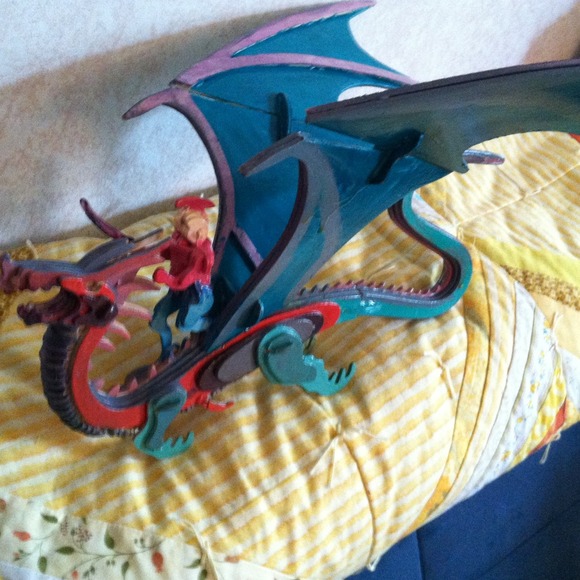 Hand crafted dragon made by me.