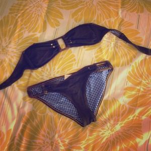 Bandeau Denim Style Bikini! Yee Haw people!