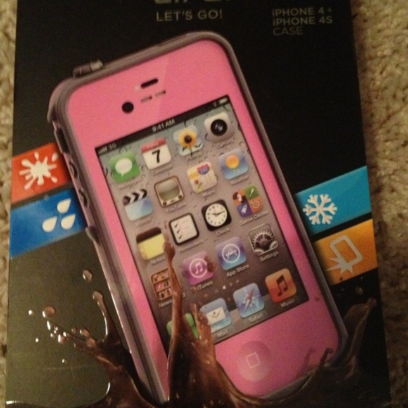 LifeProof  Accessories - iPhone LifeProof Pink and Gray Case