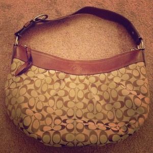 Beautiful Brown and Beige Coach Bag!