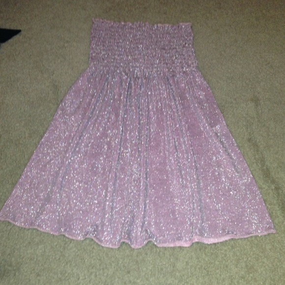 Sparkly pink Tube Top by Emi and Joe size small