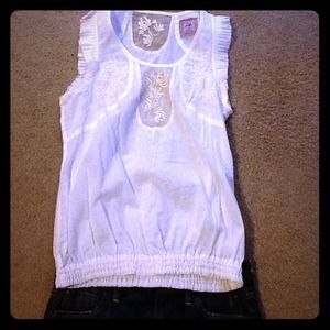 Free people boho linen top!!