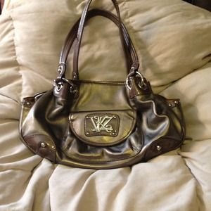 Kathy Van Zeeland brownish/gold purse