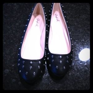 💀✨Leather Skull Flats✨💀