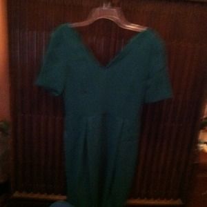 A green h and m dress