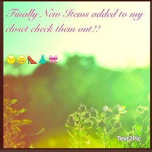 🎉New  items added to my closet!! 👗👠