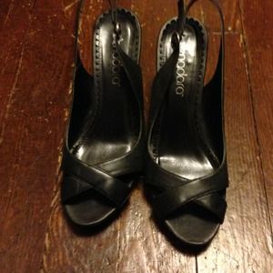 Nadara black shoes size 10