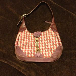 Coach tweed purse