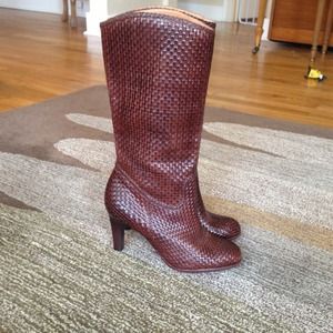 Reduced! EUC Corso Como woven leather boots!