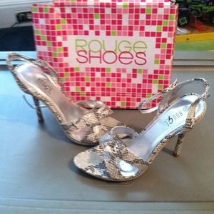 Sexy Snake Skin Heels..