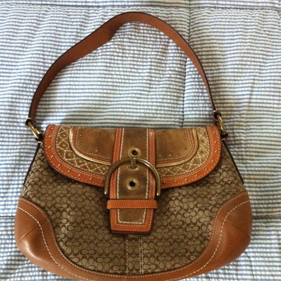 Authentic Brown coach bag