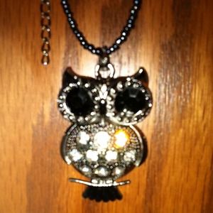 ⛔FREE 🎁 FOR @alove4hair⛔OWL NECKLACE & EARRINGS