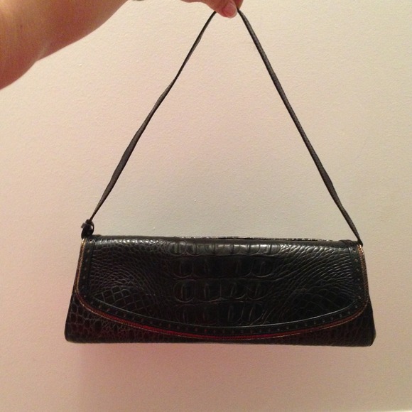 Brahmin black with gold edging