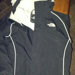 Child's small northface rain coat