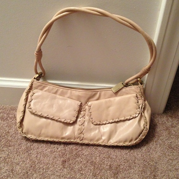 Sigrid Olsen beige leather bag