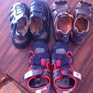 HOLD 3 Pairsof Boys summer shoes! Size 12 and 12.5