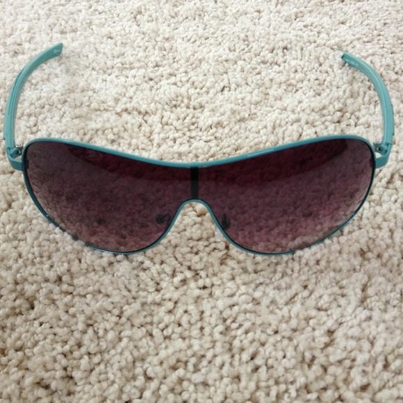 Teal sunglasses