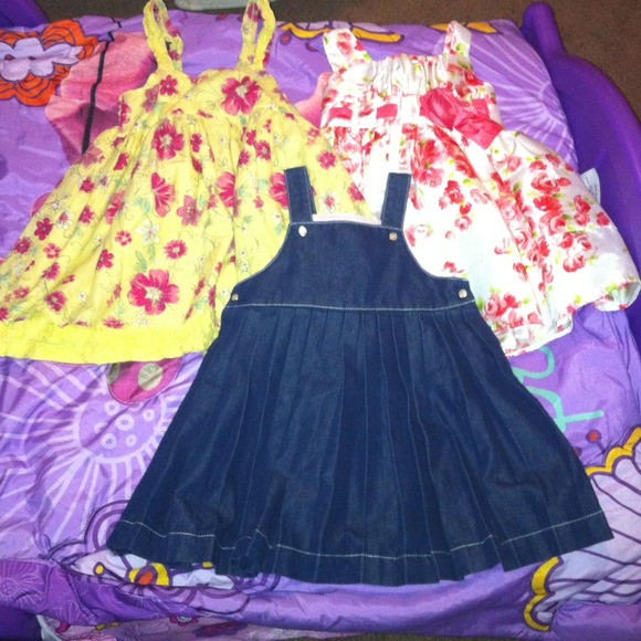 RESERVED baby girls dress bundle