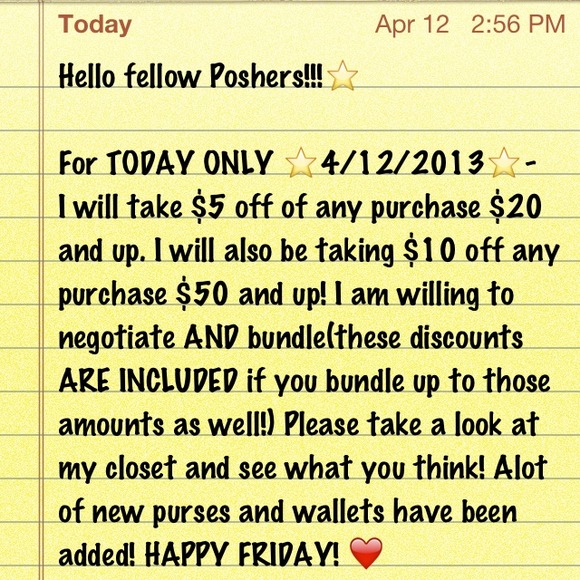 SPECIAL DISCOUNTS- 💰TODAY ONLY