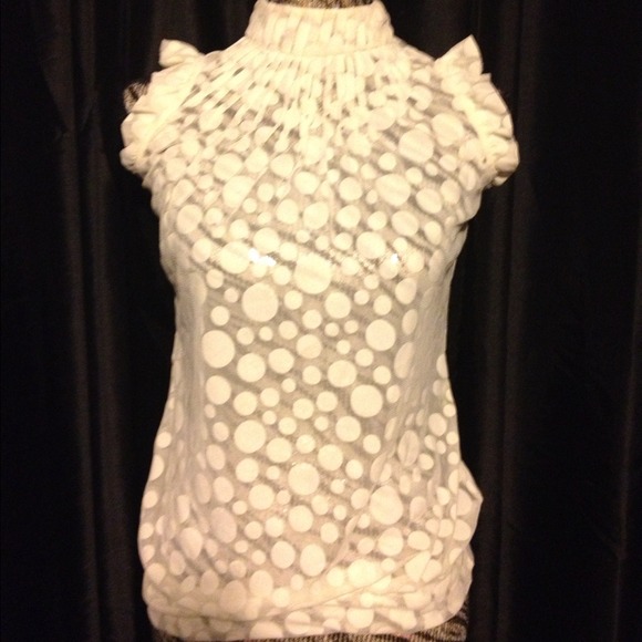 🚫🚫SOLD🚫🚫The Limited Off white sheer top