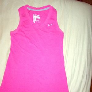 Hot pink Nike shirt