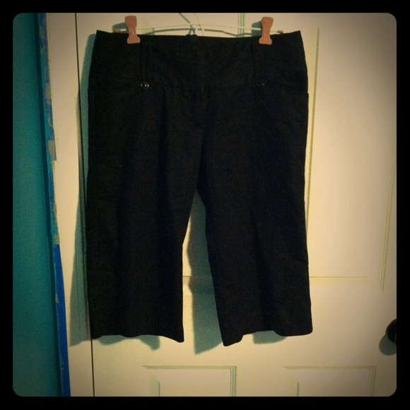 Black short dress pants