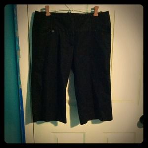 Black short dress pants