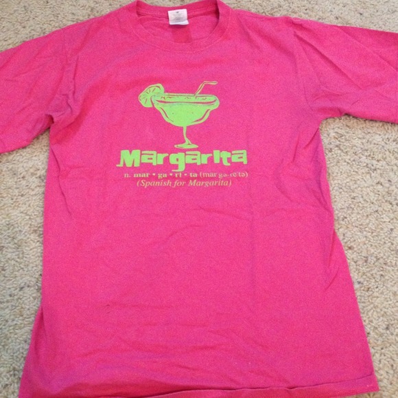 Chuey's pink margarita tee