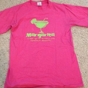 Chuey's pink margarita tee