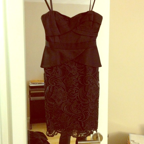 BCBG Max Azria strapless LBD - Picture 1 of 4