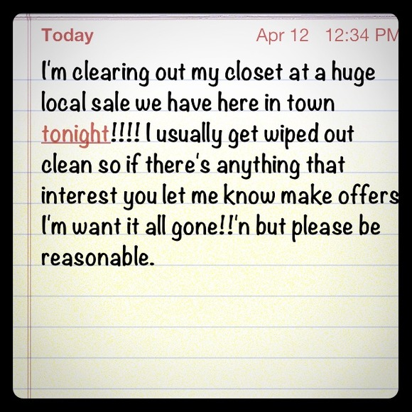 Everything needs to go!!!!!