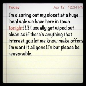 Everything needs to go!!!!!