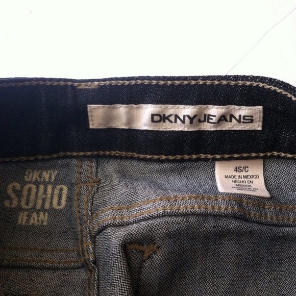 DKNY Jeans super dark washed. NWOT - Picture 3 of 3