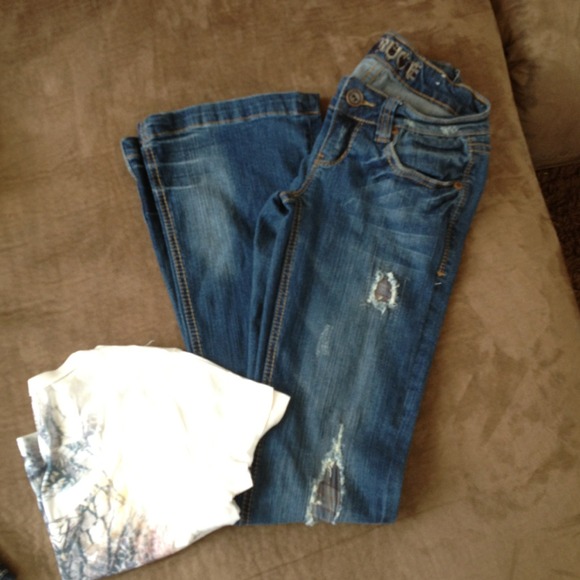 Super cute w/ holy patch work