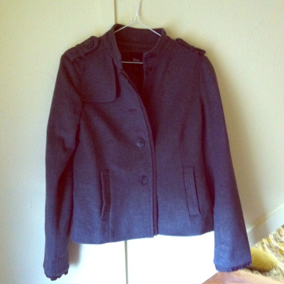 🌒TRADED❌ Grey wool Gap coat