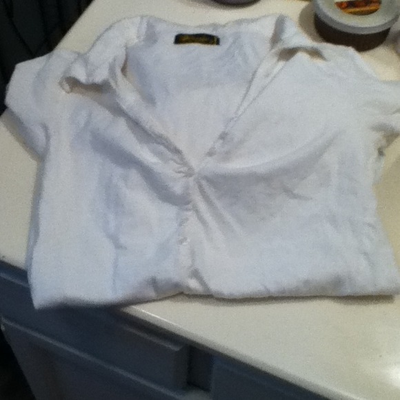 Brand new white collard shirt