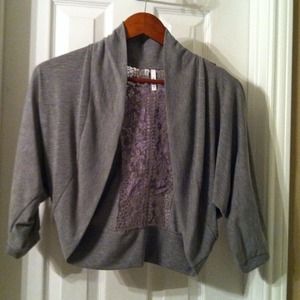 Gray cardigan   Size M