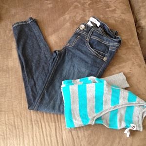 Candies drk blue skinnies