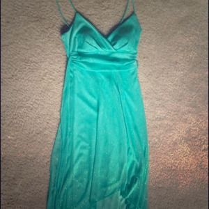 turquoise sparkly dress