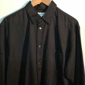 Comme des garçons grey stripe shirt