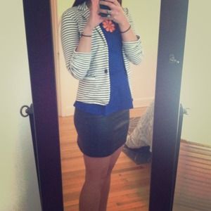 💃Classy leather mini