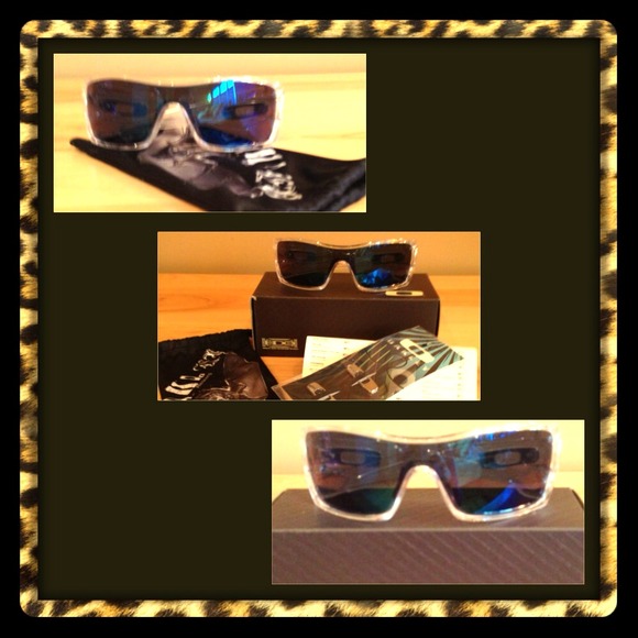 Men's Clear 'Batwolf' Oakley's