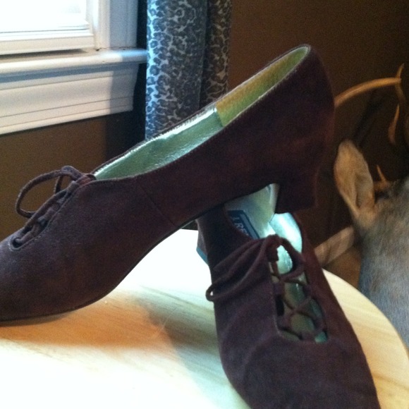 Suede shoes