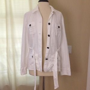 White NY&C Cargo Jacket!