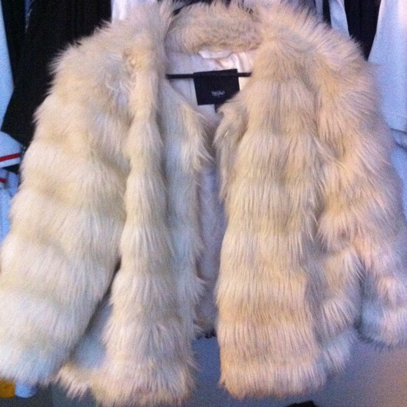 Faux fur mossimo jacket
