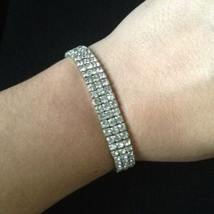 Diamond stretch bracelet