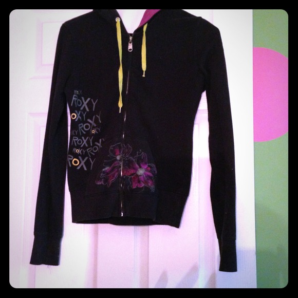 Roxy zip up sweat jacket